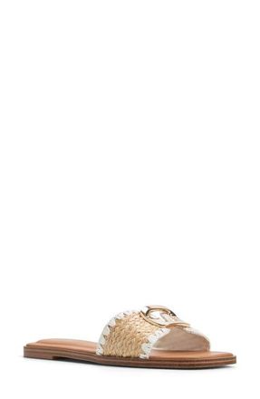 Aldo Tidella Slide Sandal in Open Natural at Nordstrom, Size 8.5