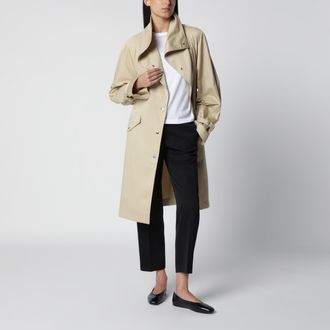 Toteme Trench oversize in cotone beige