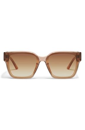 Quay Drive In 66mm Square Sunglasses in Oat/Sepia at Nordstrom