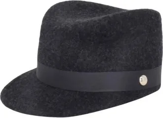Gigi Burris Millinery Samira Wool Felt Hat in Charcoal Melange at Nordstrom, Size Medium