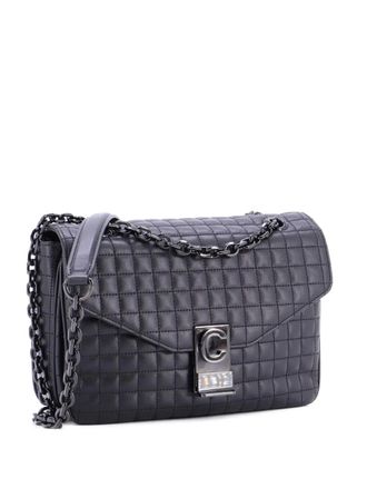 Celine C Bag Quilted Leather Medium shoulder bag - Zwart
