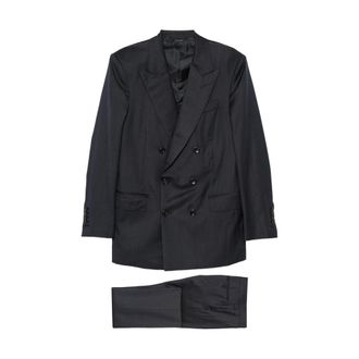 Tom Ford Herringbone Double-breasted Suit
