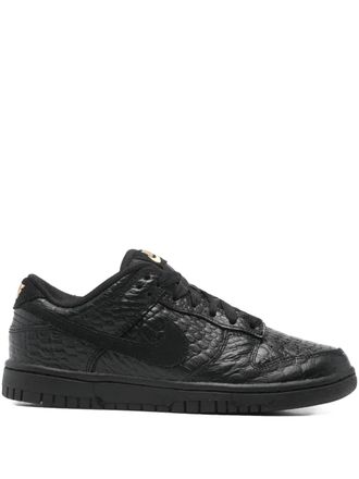 Nike Sneakers Dunk Low SS con effetto coccodrillo - Nero