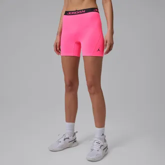 Nike Jordan Womens Jordan Sport Essentials Dri-FIT High-Waisted 5 Shorts in Pink | IF2266-645