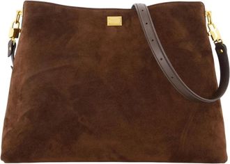 Dolce & Gabbana Vittoria Schoudertas - Dames - Schoudertassen - Bruin - ONE Size - Leer - Tassen
