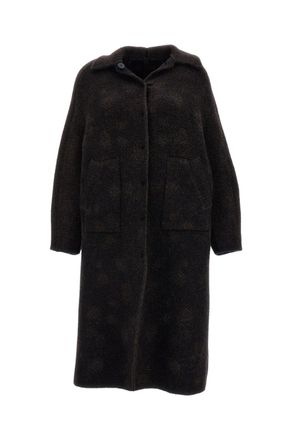 Boboutic Reversible Kimono Sleeve Wool-Blend Coat