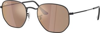 Ray-Ban RB3548N Hexagonal 002/93 Mens Sunglasses Black Size 51