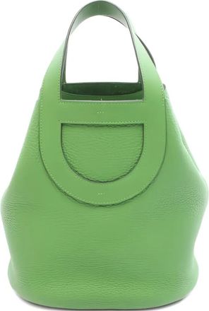 Herm&egrave;s 2023 In the Loop 23 Veil Yucca tote bag - Green
