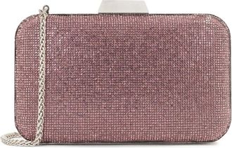 Kazar Avondtas doos met roze kristallen - Dames - Clutches - Roze - ONE Size - Tassen