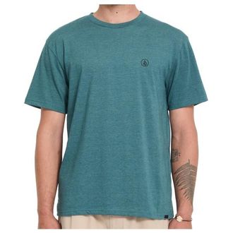 Volcom Circle Blanks HTH S/S Tee T-Shirt f&uuml;r Herren | t&uuml;rkis