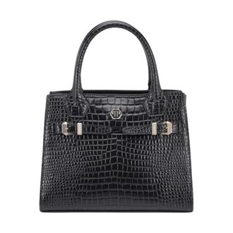 Philipp Plein Dames, Tassen, Zwart, Maat: ONE Size Katoen