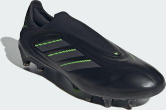 adidas adidas Performance Unisex Copa Pure 3 Elite Laceless Firm Ground Boots - Black Leather - Size UK 12.5