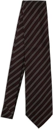 Destin Cravatta a righe - Rosso