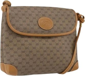 Gucci Pre-owned Cross Body Bags, female, Beige, Size: ONE SIZE Pre-owned Plastic Cross Body Bag