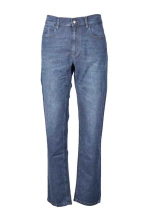 Dirk Bikkembergs Grey Cotton Linen Elastane Jeans