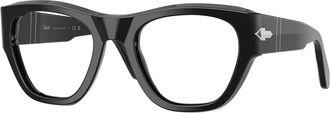 Persol Stijlvolle Bril in Kleur 95 - unisex - Brillen - Zwart - 53 MM - Accessoires