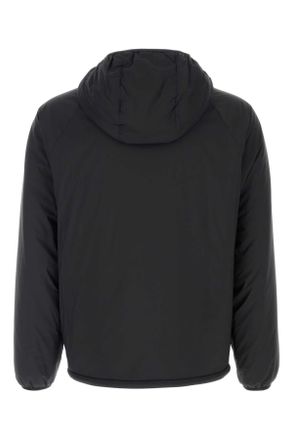 Burberry Hooded Nylon Down Jacket - Black