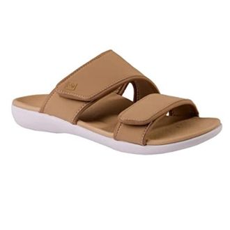 Spenco Kholo Nuevo SP1064 Slide Womens Brown Comfort Slip On Sandal JZZ1320