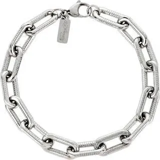 Ed Hardy Mens Rectangle Link Bracelet in Silver at Nordstrom Rack