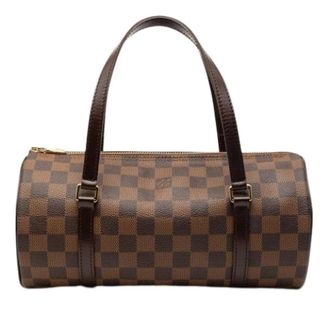 Louis Vuitton Pre-owned Papillon 26 - Dames - Pre-owned - Bruin - Maat: ONE Size Zijde