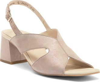 Paul Green Verona Slingback Sandal in Cachemire Metallic Suede at Nordstrom, Size 7.5Us