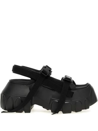 Rick Owens Mega Tractor sandalen - Zwart