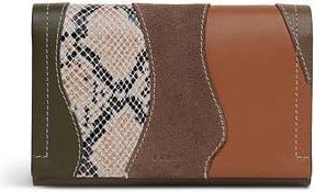 Radley London Oak Street - Patchwork Medium Flapover Wallet in Coffee at Nordstrom