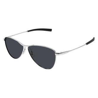Saint Laurent unisex, Accessoires, Grijs, Maat: 55 MM Nylon