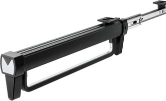 OEM Perchero Deslizante Negro De 26 Cm, Ideal Para Armarios Peque&ntilde;os Y &Aacute;reas De Almacenamiento, Para Organizar La Ropa