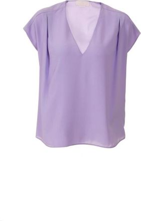 Genny Overhemden - Dames - Blouses - Paars - 2XS - Overhemden