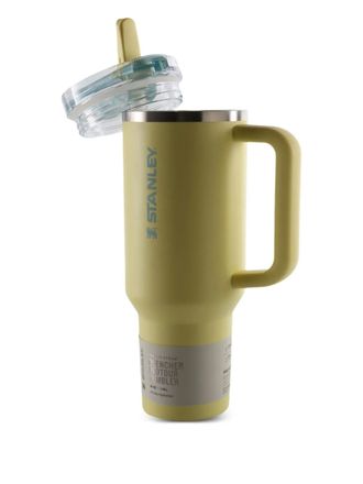 Stanley Quencher logo-print water bottle (1.8L) - unisex - stainless steel - One Size - Yellow