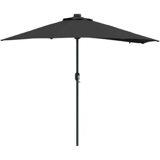 vidaXL Parasol De Jard&iacute;n Negro 294 X 150 X 223 Cm Tela Vidaxl