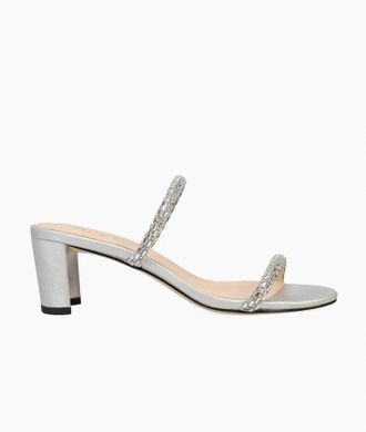 Pelle Moda Womens Mirra Sandal In Silver