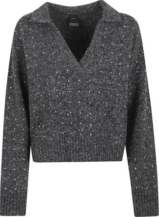 Pinko Nibani Polo Boucle Bottonato F