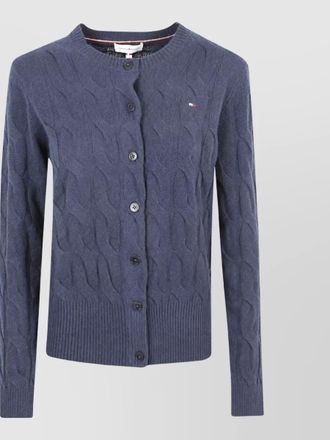 Tommy Hilfiger chunky cable-knit wool cardigan
