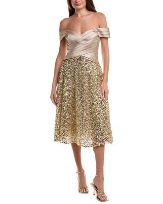 Theia Brandy Sequin Cocktail Dress