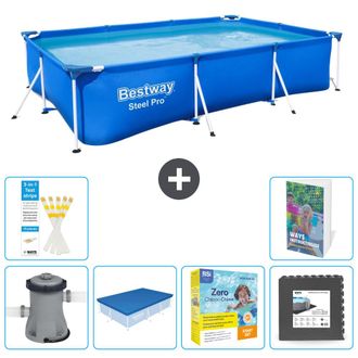 Bestway Piscina Bestway Steel Pro Rectangular - 300x201x66 Cm - 7-piezas S259
