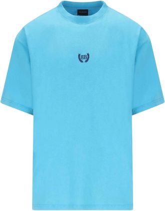 Balenciaga Hombre, Camisetas, Azul, Talla: L
