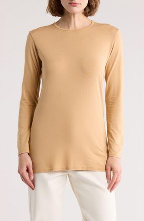 Go Couture Basic Stretch Modal T-Shirt in Cocoon at Nordstrom Rack, Size X-Large