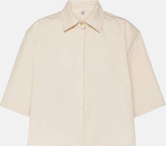 Toteme Jacquard striped cotton shirt