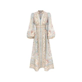 Zimmermann Roselight Maxi Dress - female - Zimmermann - Maxi Dresses - Multicolor - M - Dresses