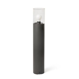 Netlighting Kila Dark Grey Beacon Bollard Lamp 70cm Transparent IP65