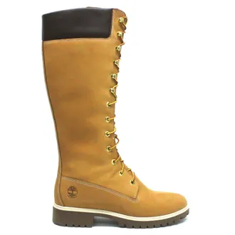 Timberland Premium 14 Inch Nubuck Womens Knee High Boots - Wheat - Size:UK 4.5