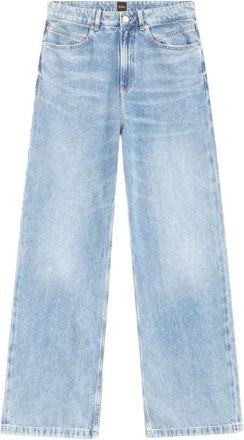 HUGO BOSS Wide Jeans - Heren - Loose Fit Jeans - Blauw - W28 - Jeans