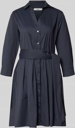 0039 Italy 0039 Italy Hemdblusenkleid mit Bindeg&uuml;rtel Modell JULE in Marine, Gr&ouml;&szlig;e XXL