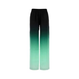 Casablanca Wide Trousers, female, Multicolor, Size: XS Drawstring Trouser