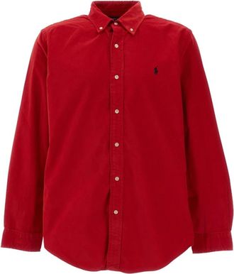 Polo Ralph Lauren Camicia in Corduroy - - Shirts - Uomo - Rosso - S