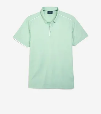 Cole Haan Mens Trafton Polo Shirt - Green Size Medium