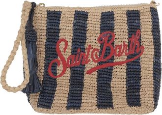 MC2 Saint Barth Rieten Clutch met Logo - Dames - Clutches - Veelkleurig - ONE Size - Tassen
