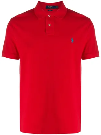 Polo Ralph Lauren logo embroidered polo shirt - men - Cotton - S